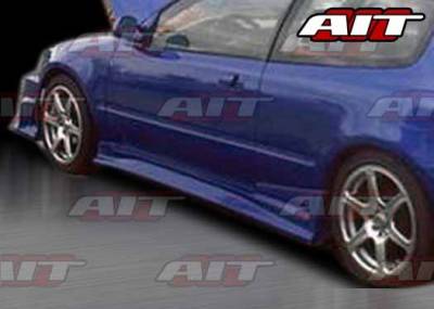 AIT Racing - Honda Civic HB AIT FLS Style Side Skirts - HC92HIFLSSS3