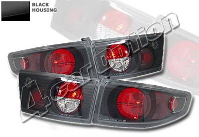 4 Car Option - Honda Accord 4DR 4 Car Option Altezza Taillights - Black - LT-HA034JB-KS