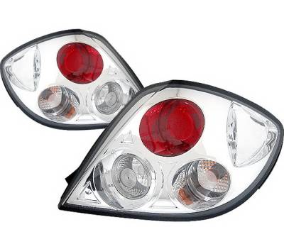 4 Car Option - Hyundai Tiburon 4 Car Option Taillights - Chrome - LT-HYT03A