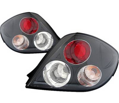 4 Car Option - Hyundai Tiburon 4 Car Option Taillights - Black - LT-HYT03B