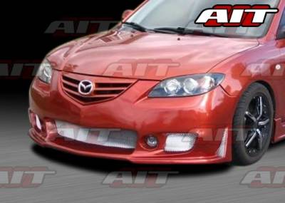 AIT Racing - Mazda 3 4DR AIT Zen Style Front Bumper - M303HIZENFB