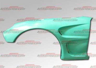 AIT Racing - Mazda RX-7 AIT Racing D1 Style Wide Front Fenders - M793HID1SFF