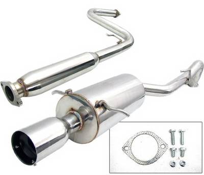 4 Car Option - Chevrolet Cobalt 4 Car Option Cat-Back Exhaust System with Stainless Steel Tip - MUX-CCBT05