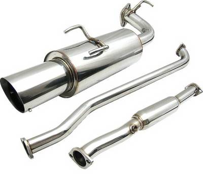Toyota Corolla 4 Car Option Cat-Back Exhaust System with Stainless
