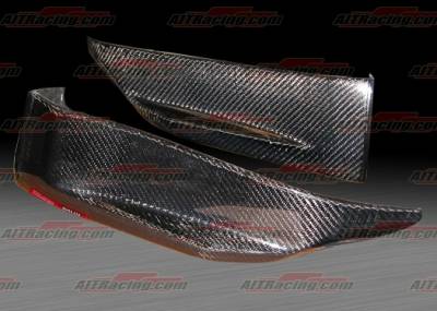 AIT Racing - Nissan 350Z AIT Racing Nismo Style Rear Add On Skirts - N3502BMNMORS