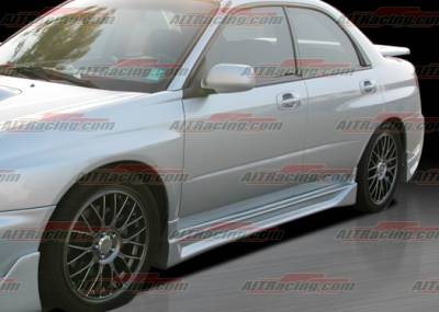 AIT Racing - Subaru Impreza AIT Racing CW Style Side Skirts - SI02HICWSSS