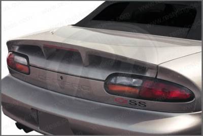 Restyling Ideas - Chevrolet Camaro Restyling Ideas Factory Stainless Steel Style Spoiler with LED - 01-CHCAM93FSL