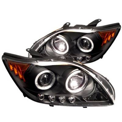 Spyder Auto - Scion tC Spyder Halo LED Projector Headlights - Black - 444-VG06-HID-DRL-BK