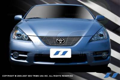 SES Trim - Toyota Solara SES Trim Billet Grille - 304 Chrome Plated Stainless Steel - CG176
