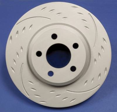 SP Performance - Toyota Tercel SP Performance Diamond Slot Vented Front Rotors - D52-8624