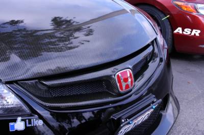 Seibon - Honda Civic 4dr MG-Style Seibon Carbon Fiber Grill/Grille! FG0608HDCV4J-MG