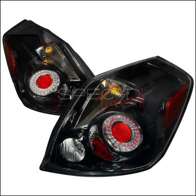 Spec-D - Nissan Altima Spec-D LED Taillights - Black - LT-ALT074JMLED-DP