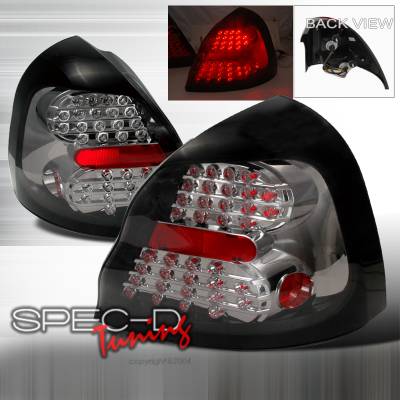 Spec-D - Pontiac Grand Prix Spec-D LED Taillights - Smoke - LT-GPX04GLED-KS
