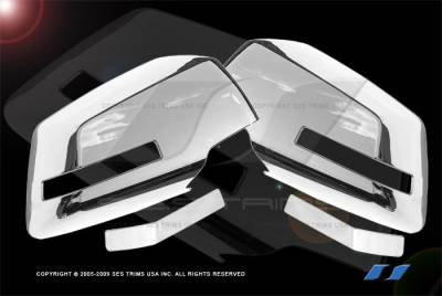 SES Trim - GMC Acadia SES Trim ABS Chrome Mirror Cover - MC121F