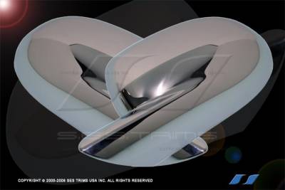 SES Trim - Dodge Caliber SES Trim ABS Chrome Mirror Cover - MC122F