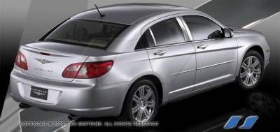 SES Trim - Chrysler Sebring SES Trim Pillar Post - 304 Mirror Shine Stainless Steel - 6PC - P249