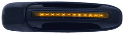 In Pro Carwear - Dodge Ram IPCW LED Door Handle - Rear - Black without Key Hole - 1 Pair - DLY02B04R