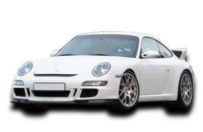 KBD Urethane - Porsche 997 GT-3 Look KBD Urethane Front Body Kit Bumper Lip 37-2208