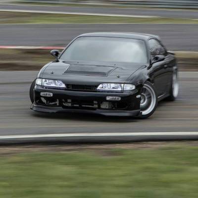 KBD Urethane - Nissan 240SX Navan Style KBD Urethane Front Body Kit Bumper 37-6007