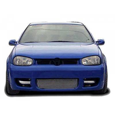KBD Urethane - Volkswagen Golf R32 Style KBD Urethane Front Body Kit Bumper 37-6027