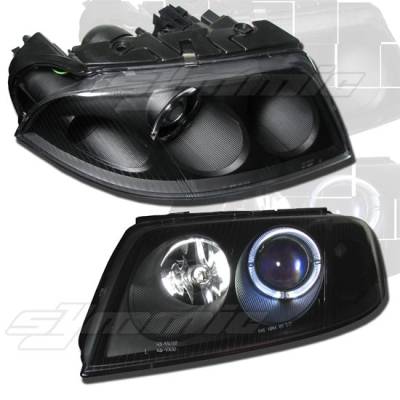 MotorBlvd - 01-05 Passat Black or Chrome Halo