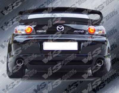 Mazda RX-8 VIS Racing Razor Spoiler - 04MZRX82DRAZ-003