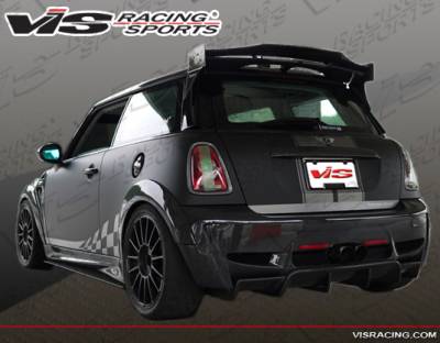 VIS Racing - Mini Cooper VIS Racing Euro Concept Carbon Roof Spoiler - 07BMMCS2DERC-023C