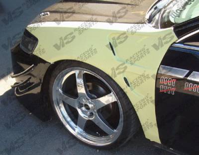 VIS Racing - Honda Accord 2DR VIS Racing Laser Fenders - 98HDACC2DLS-007