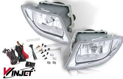 WinJet - Honda Odyssey WinJet OEM Fog Light - Clear - Wiring Kit Included - WJ30-0135-09
