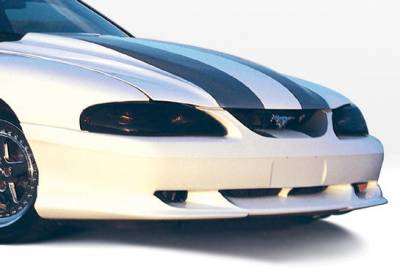 VIS Racing - Ford Mustang VIS Racing Custom Style Front Lip - Polyurethane - 890110
