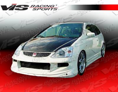 VIS Racing - Honda Civic HB VIS Racing TPG Front Bumper - 02HDCVCHBTPG-001
