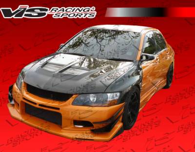 VIS Racing - Mitsubishi Evolution 8 VIS Racing VTX Front Bumper - 03MTEV84DVTX-001