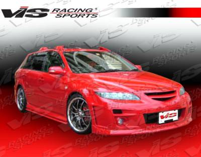 VIS Racing - Mazda 6 VIS Racing A Spec Front Bumper - 03MZ64DASC-001