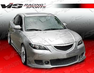 VIS Racing - Mazda 3 4DR VIS Racing TSC-3 Front Bumper - 04MZ34DTSC3-001