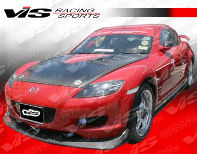 VIS Racing - Mazda RX-8 VIS Racing A Spec Front Lip - 04MZRX82DASC-011