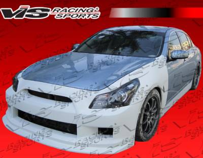 VIS Racing - Infiniti G35 4DR VIS Racing GTR Front Bumper - 07ING354DGTR-001