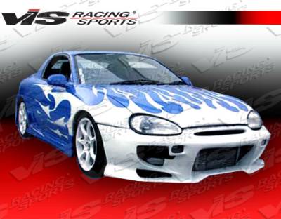 Mazda MX3 VIS Racing Invader-4 Front Bumper - 90MZMX32DINV4-001