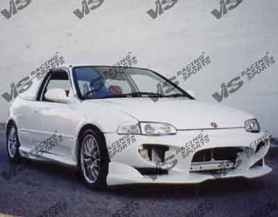 VIS Racing - Honda Civic 2DR & HB VIS Racing Invader-1 Front Bumper - 92HDCVC2DINV1-001