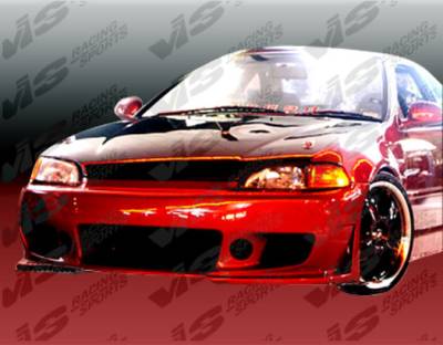 VIS Racing - Honda Civic 2DR & HB VIS Racing TSC-3 Front Bumper - 92HDCVC2DTSC3-001