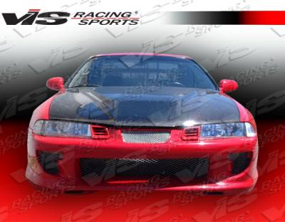 VIS Racing - Honda Prelude VIS Racing Kombat Front Bumper - 92HDPRE2DKOM-001