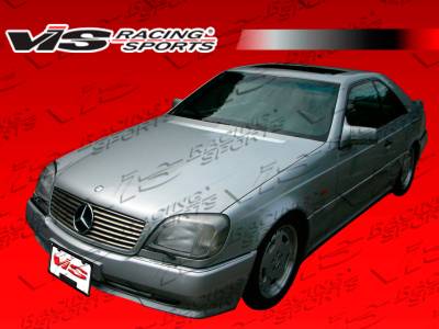 VIS Racing - Mercedes-Benz S Class VIS Racing Euro Tech Front Bumper - 92MEW1402DET-001