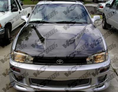 VIS Racing - Toyota Camry VIS Racing Cyber-3 Front Bumper - 92TYCAM4DCY3-001