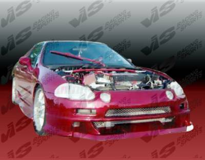 VIS Racing - Honda Del Sol VIS Racing Xtreme Front Bumper - 93HDDEL2DEX-001
