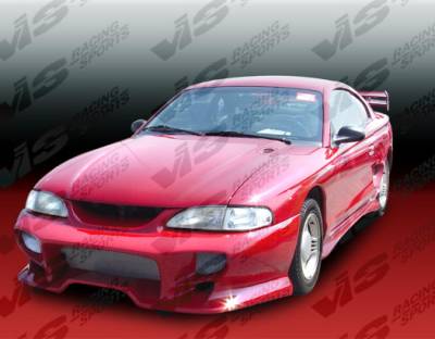 VIS Racing - Ford Mustang VIS Racing Invader Front Bumper - 94FDMUS2DINV-001