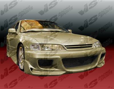VIS Racing - Honda Accord 2DR & 4DR VIS Racing Cyber Front Bumper - 94HDACC2DCY-001