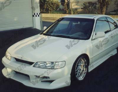 VIS Racing - Honda Accord 2DR & 4DR VIS Racing Invader-1 Front Bumper- 2PC - 94HDACC2DINV1-001
