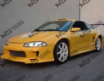 VIS Racing - Mitsubishi Eclipse VIS Racing Strada F1 Front Bumper - 97MTECL2DSF1-001