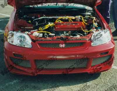 VIS Racing - Honda Civic VIS Racing AVG Front Bumper - 99HDCVC2DAVG-001