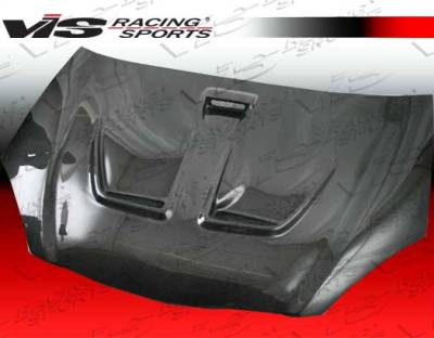 VIS Racing - Acura RSX VIS Racing Techno R Black Carbon Fiber Hood - 02ACRSX2DTNR-010C