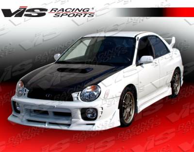VIS Racing. - Subaru WRX VIS Racing OEM Black Carbon Fiber Hood with Scoop - 02SBWRX4DOE-010C